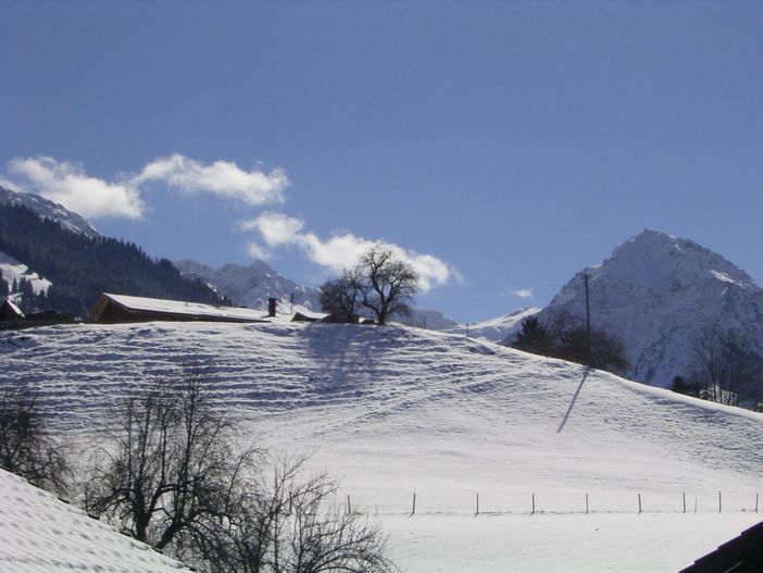 Winterliche Aussicht vom Ostbalkon