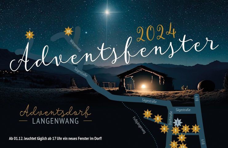 Adventsfenster Langenwang 2024