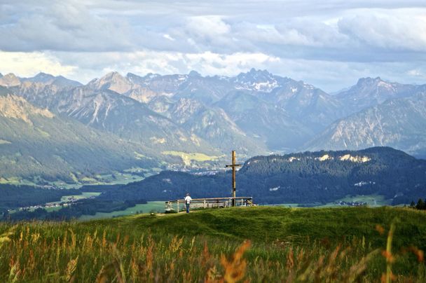 Aussicht vom Gipfel am Ofterschwanger Horn