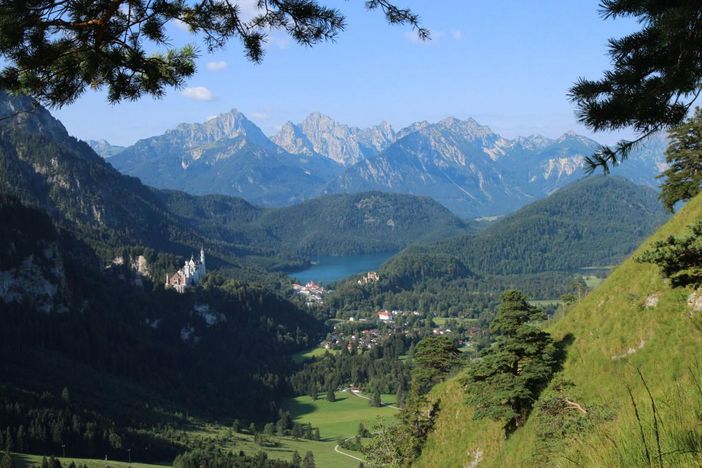 Bild 15 Blick auf Neuschwanstein / Alpsee