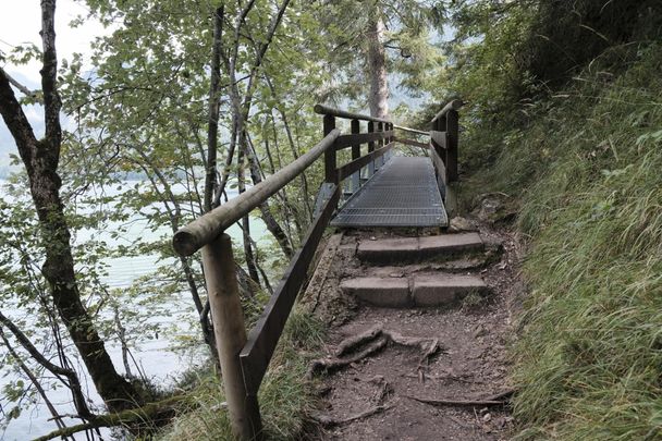 Stege auf dem Alpsee-Rundweg