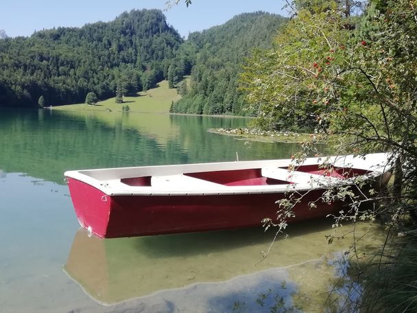 Ruderboot im Alatsee