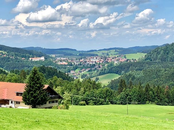 Panoramablick auf Oberstaufen