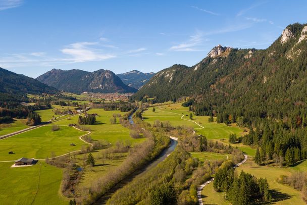 Durch das Vilstal in Richtung Pfronten.