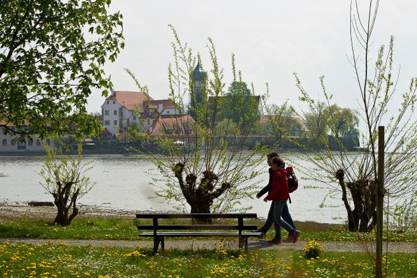 Der Bodensee und die Halbinsel Wasserburg