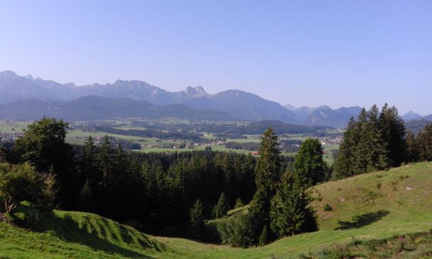 Blick nach Pfronten von der Alpe Beichelstein