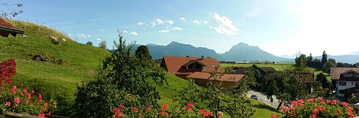 Aussicht vom Balkon