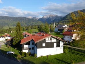 Panoramablick vom Balkon