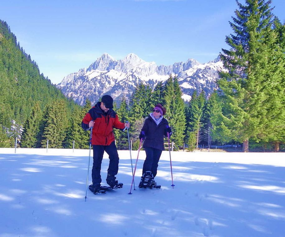 Schneeschuhwandern im Tannheimertal