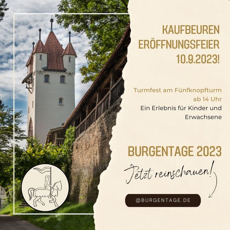 Eröffnungsfeier Burgentage Kaufbeuren