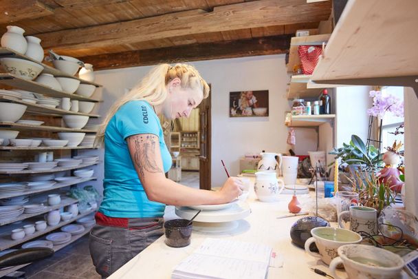 Bauernhaus Busche Berta Ofterschwang - Töpferei