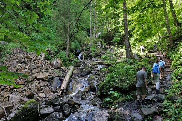 Wanderung durch die Höllschlucht zur Kappeler Alp