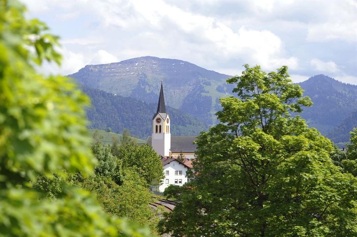 Spaziergang durch Oberstaufen