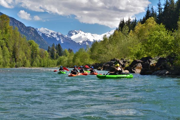 geführte Packrafting Touren