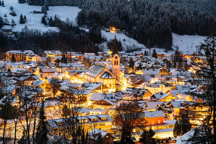 Fackelwanderung in Oberstaufen