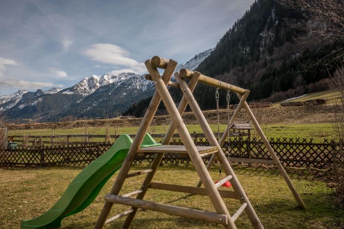 Bergblick vom Garten