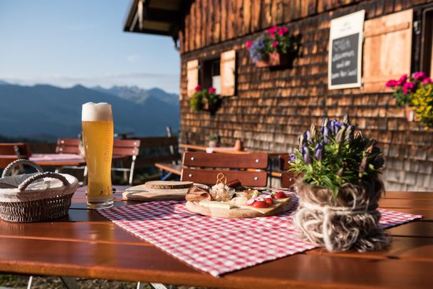 Terrasse der Oberen Gund Alpe