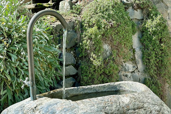 Brunnen mit eigenem Quellwasser