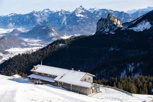 Die Hochalphütte auf dem Breitenberg