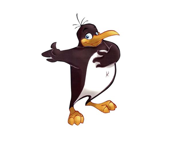 Pinguin Bobo vom Kinder Club