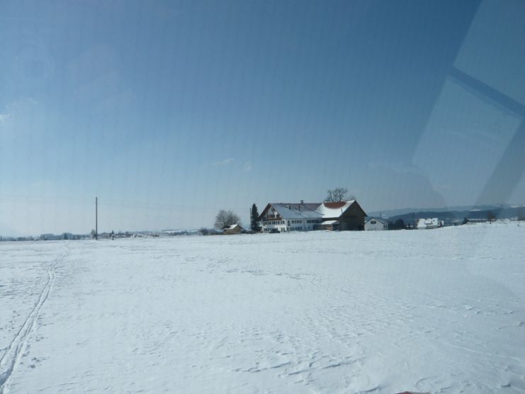 Winterlandschaft an der Loipe Durach (1)