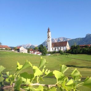 Blick auf die Kirche