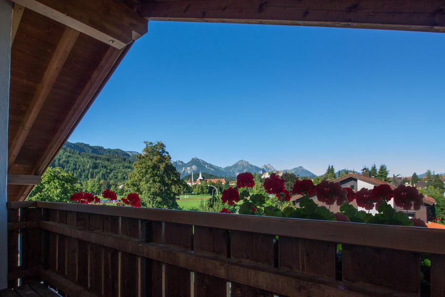 Ausblick vom Balkon