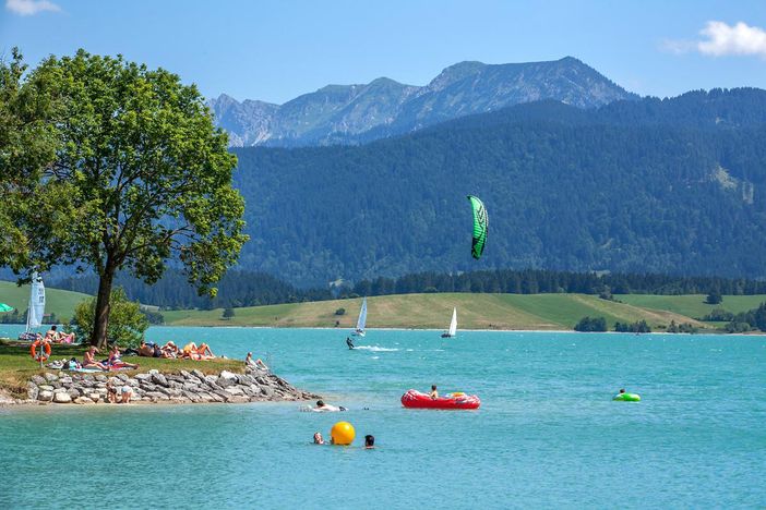 Badeplatz am Forggensee - Ausflugsziel -