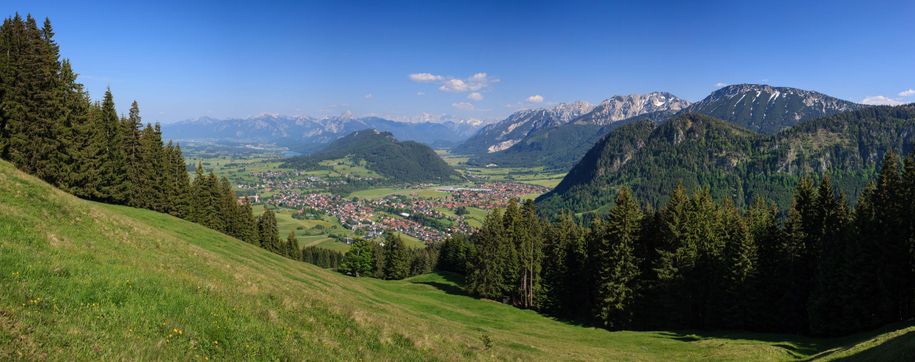 Blick auf Pfonten