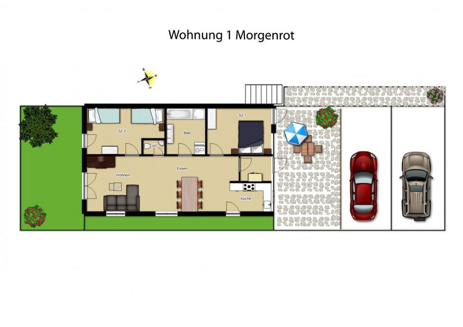 Ferienwohnung Morgenrot - barrierefrei