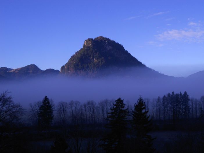 Blick von der Loggia Nebel December 2014