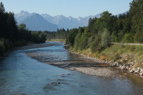 Auf dem Illerradweg