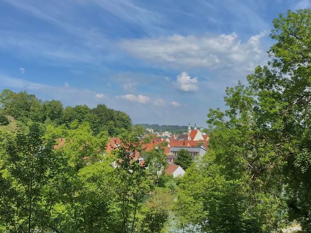 Blick vom Engelhaldepark