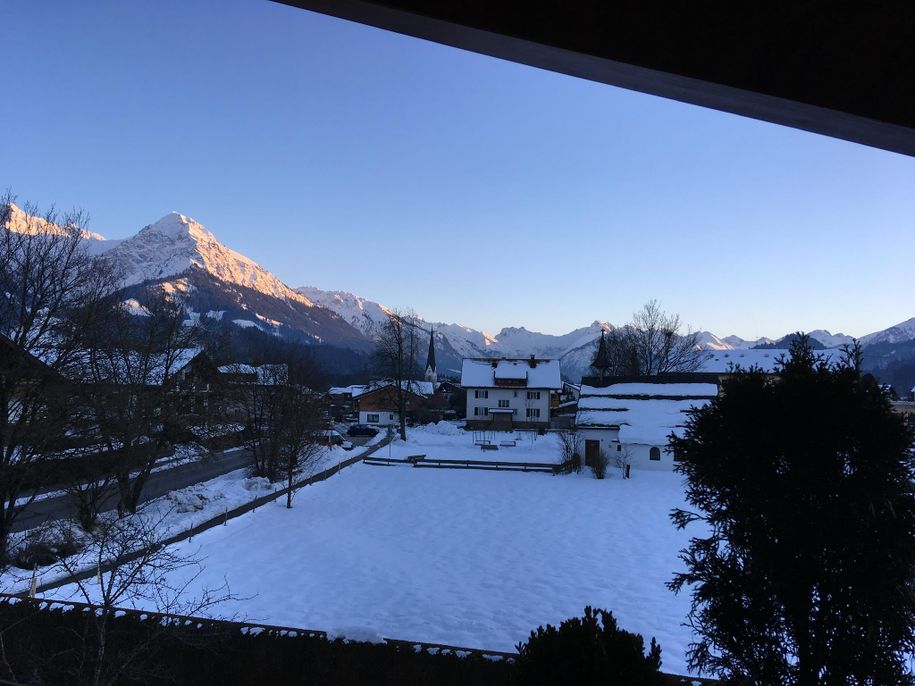 Bergblick vom Südbalkon