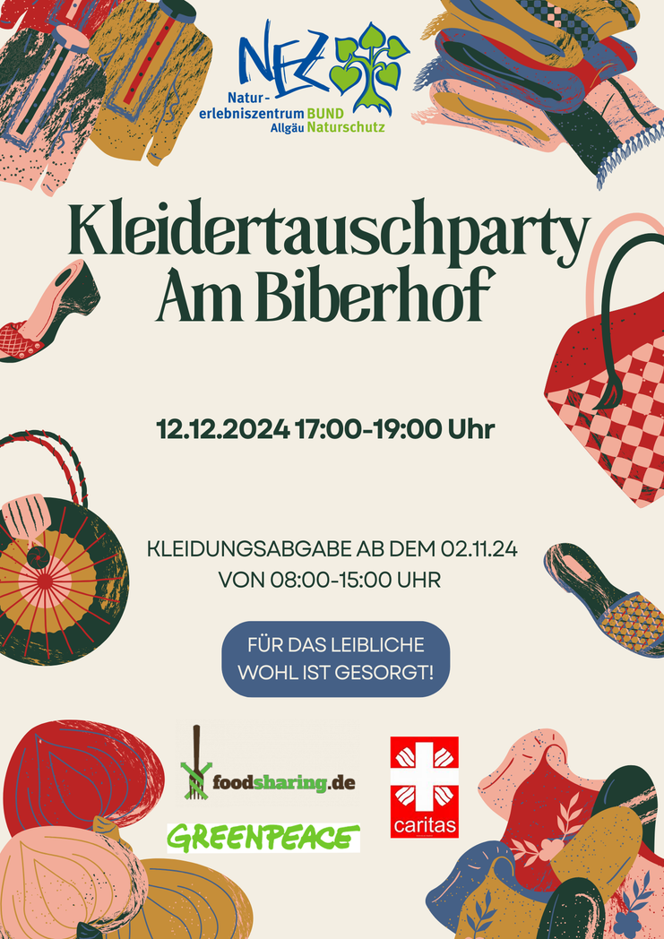 Offizieler flyer kleidertauschparty