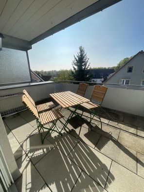 Terrasse mit Blick ins Grüne