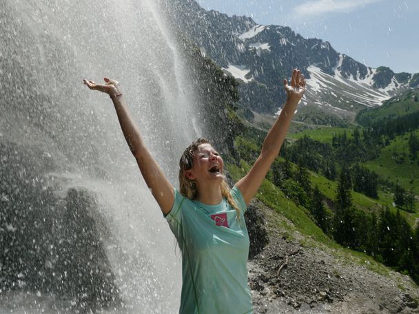 Wasserfall im Retterschwanger Tal