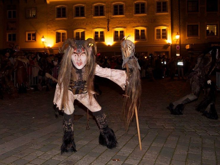 Krampus auf dem Marienplatz