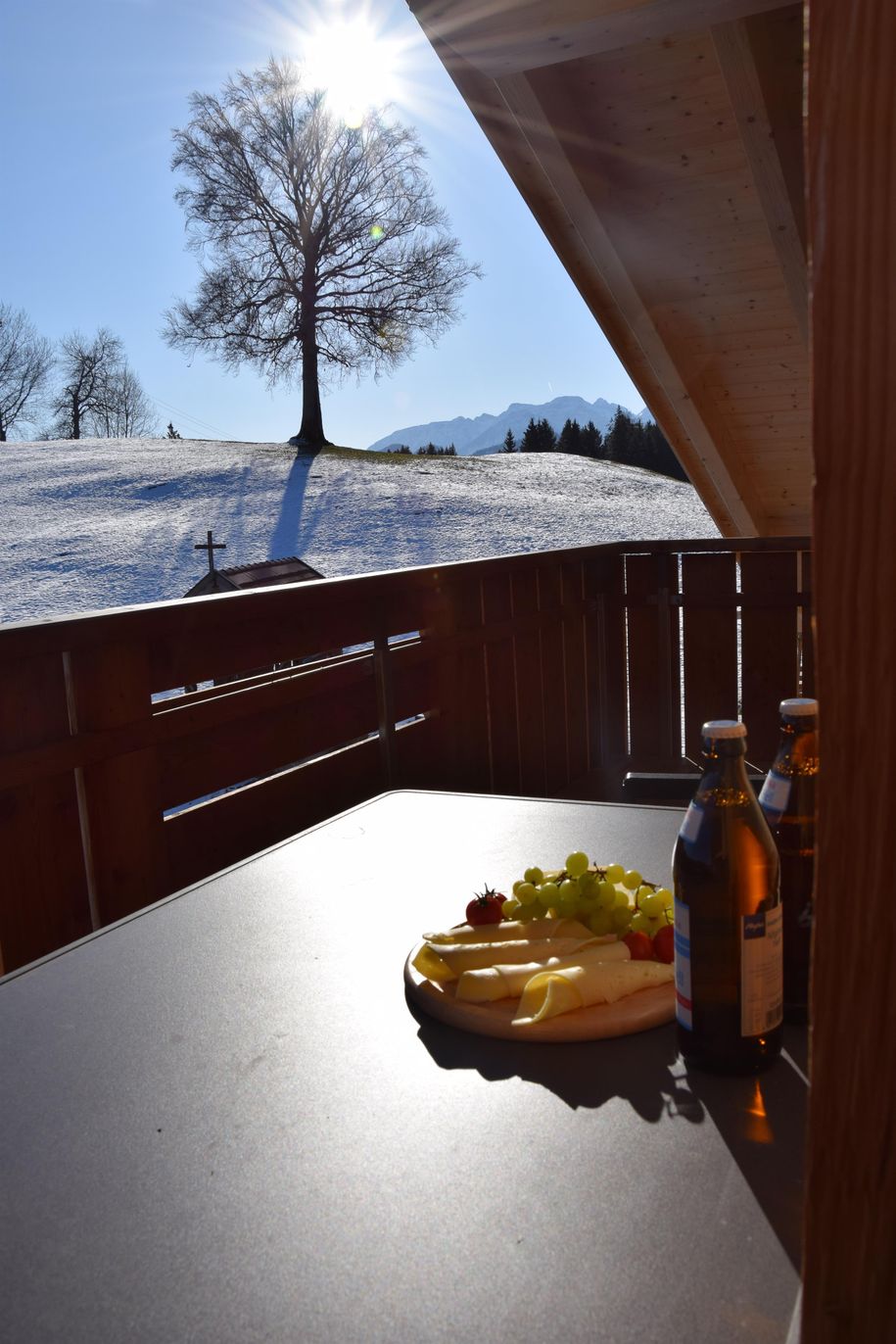 Blick vom Balkon