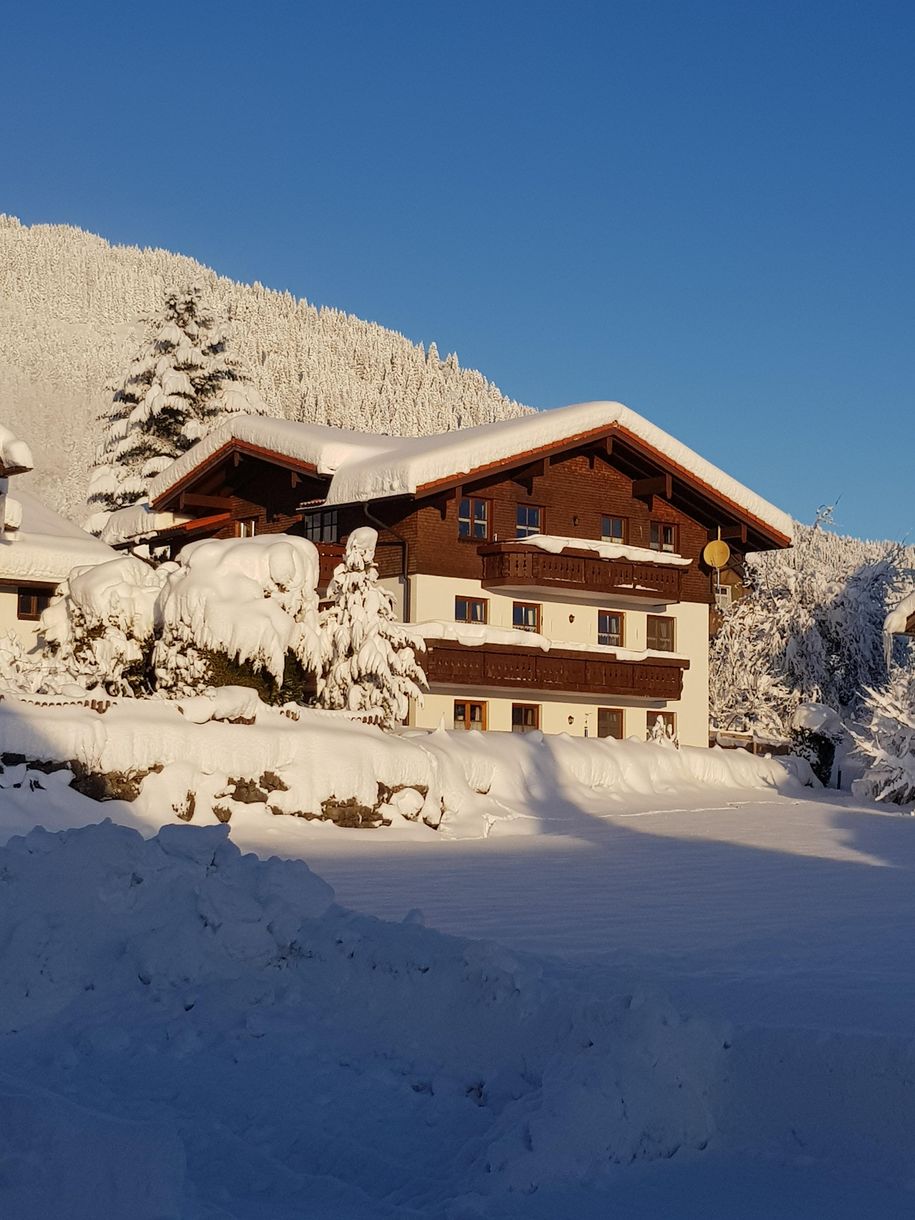 Haus im Winter