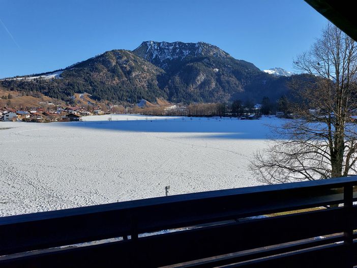 Blick vom Balkon