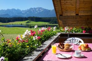 Ausblick vom Balkon