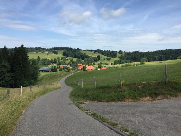 Weg von Scheidegg nach Bieslings