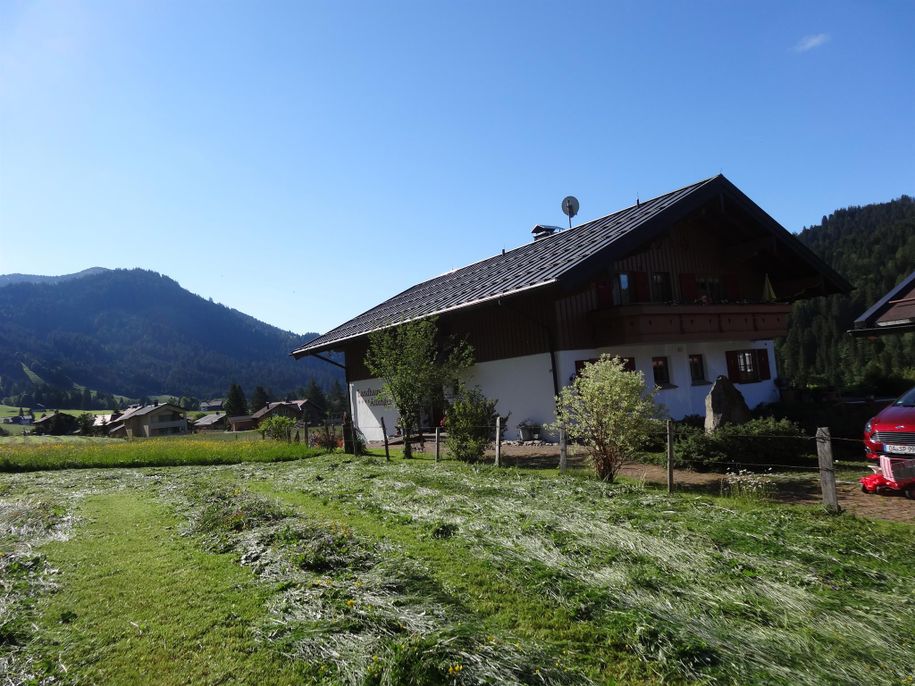 Heuernte am Landhaus