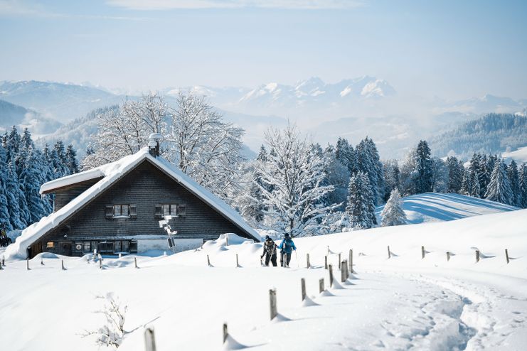 Hompessen-Alpe im Winter