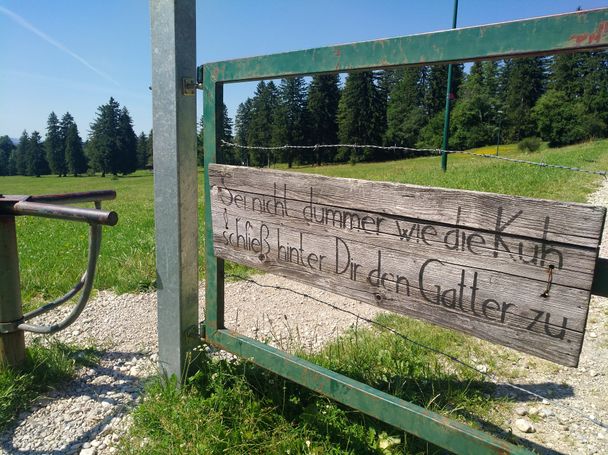 Weidegatter an der Reith-Alpe