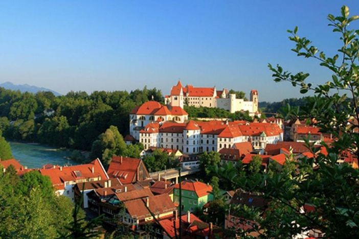 Stadt Füssen Ansicht Osten