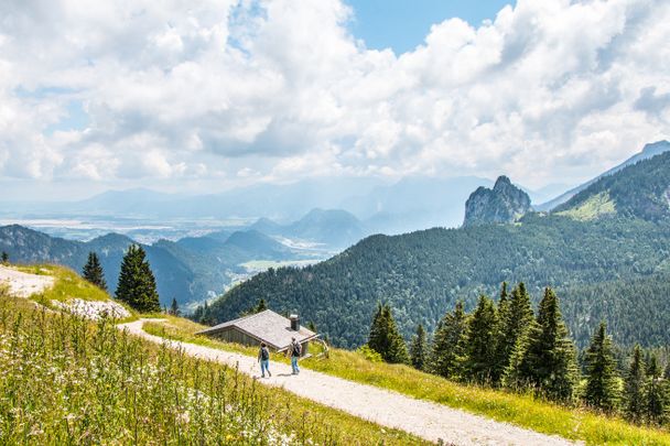 Blick von der Hochalphütte am Breitenberg