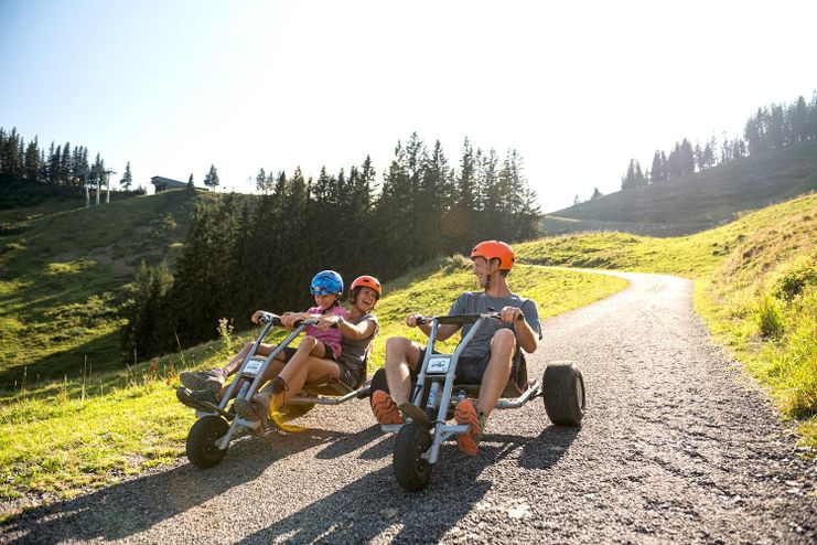 Mountaincart fahren an der Hörnerbahn Bolsterlang