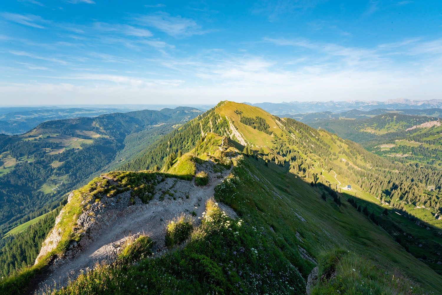 Nagelfluh-Gratwanderung Hochgrat - Mittag - Allgäu